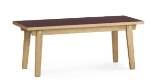 NORMANN COPENHAGEN stolik kawowy SLICE LINOLEUM 42x100 różne kolory