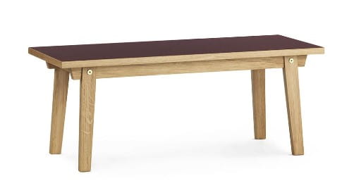 NORMANN COPENHAGEN stolik kawowy SLICE LINOLEUM 42x100 różne kolory