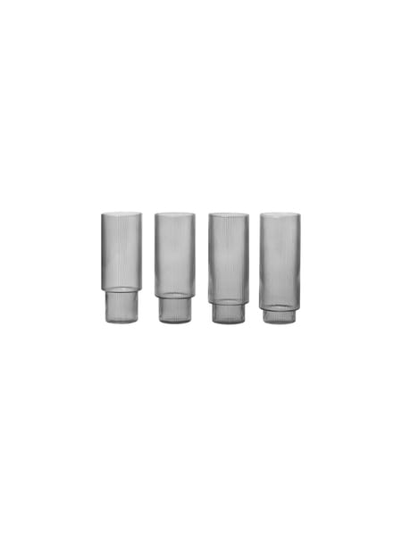 FERM LIVING szklanka RIPPLE LONG