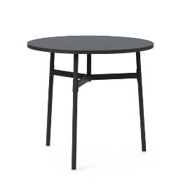 NORMANN COPENHAGEN stół UNION Ø80 czarny