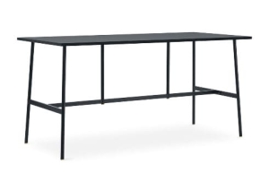 NORMANN COPENHAGEN stół barowy UNION 190 x 60 czarny