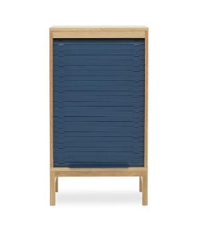 NORMANN COPENHAGEN szafka JALOUSI niska niebieska