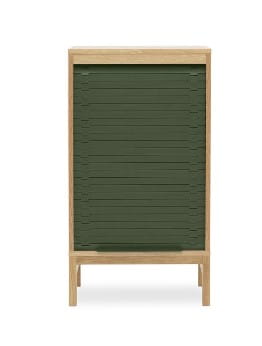 NORMANN COPENHAGEN szafka JALOUSI niska zielona
