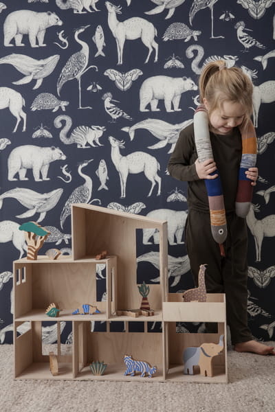 FERM LIVING tapeta KATIE SCOTT ANIMALS