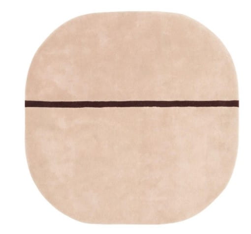 NORMANN COPENHAGEN dywan OONA 140x140 różowy