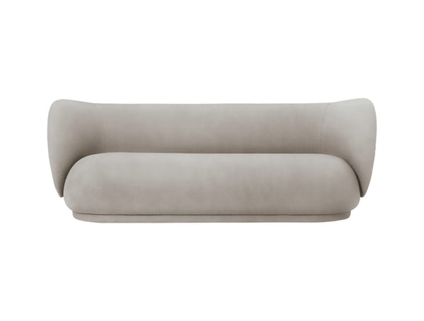 FERM LIVING sofa 3-osobowa RICO BRUSHED