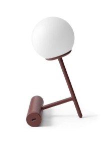 AUDO COPENHAGEN lampa przenośna PHARE bordowa