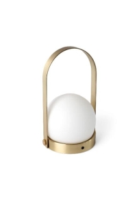 AUDO COPENHAGEN lampa przenośna CARRIE mosiądz