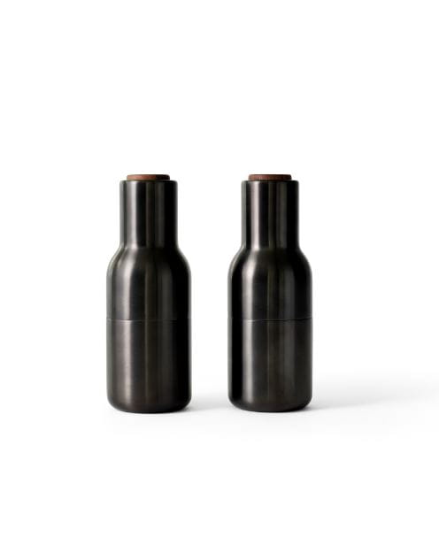 MENU młynek BOTTLE brązowiony mosiądz 2 sztuki
