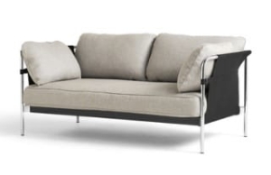 HAY sofa CAN 2-osobowa chrom, różne tapicerki