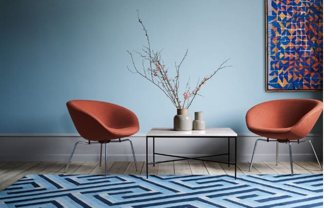 FRITZ HANSEN fotel POT chromowana stal różne kolory