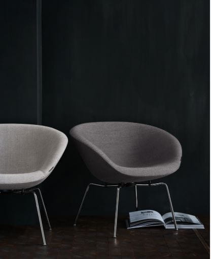 FRITZ HANSEN fotel POT chromowana stal różne kolory