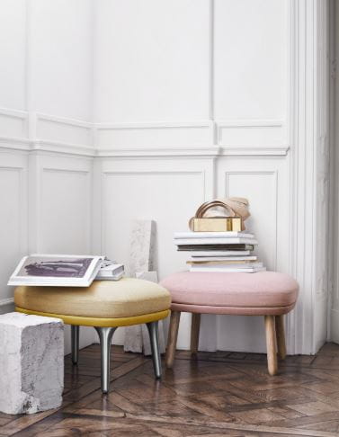 FRITZ HANSEN puf RO aluminium różne kolory