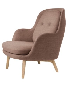 FRITZ HANSEN fotel FRI drewniana podstawa, różne kolory