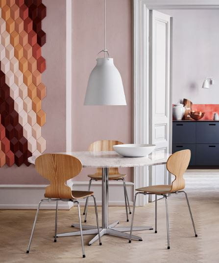 biały 2.JPFRITZ HANSEN lampa wisząca CARAVAGGIO MATT biała