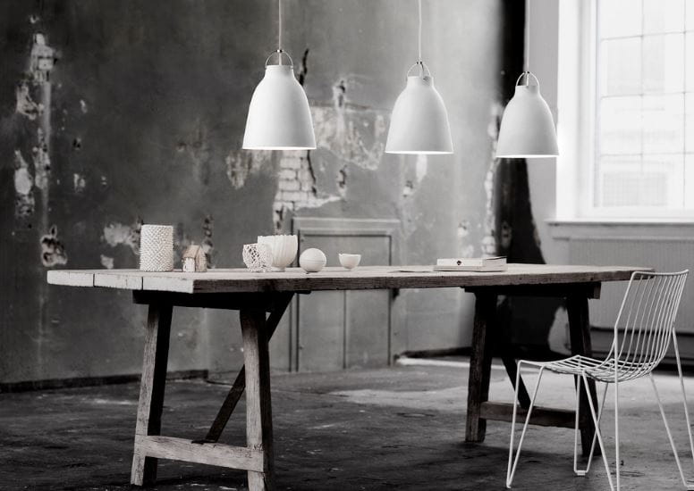 biały 8.JPFRITZ HANSEN lampa wisząca CARAVAGGIO MATT biała