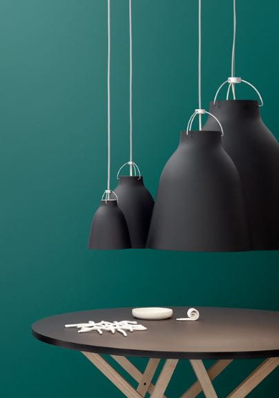 FRITZ HANSEN lampa wisząca CARAVAGGIO MATT czarna różne rozmiary