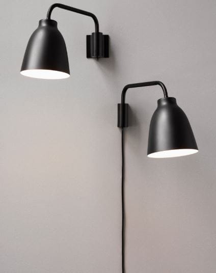 FRITZ HANSEN lampa boczna CARAVAGGIO READ czarna