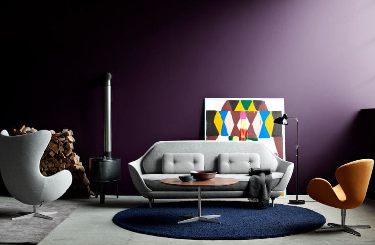 FRITZ HANSEN lampa podłogowa KAISER IDELL LUXUS czarna