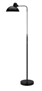 FRITZ HANSEN lampa podłogowa KAISER IDELL LUXUS czarna