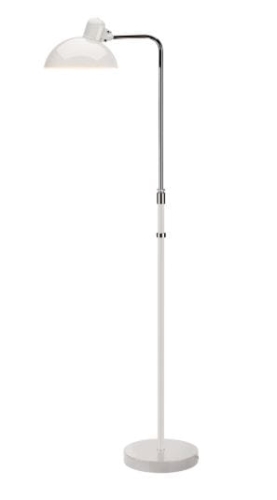 FRITZ HANSEN lampa podłogowa KAISER IDELL LUXUS biała