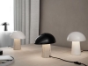 FRITZ HANSEN lampa stołowa NIGHT OWL biała drewniana podstawa