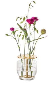 FRITZ HANSEN wazon IKEBANA mosiądz S