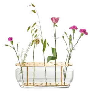 FRITZ HANSEN wazon IKEBANA mosiądz, podłużny