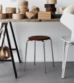 FRITZ HANSEN taboret DOT brązowy