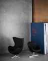 FRITZ HANSEN fotel miniaturka MINIATURE SWAN czarna