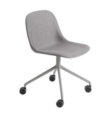 MUUTO krzesło obrotowe na kółkach FIBER SIDE SWIVEL