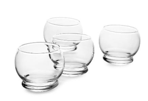 NORMANN COPENHAGEN szklanki ROCKING GLASS 4 szt. 