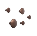 MUUTO wieszak THE DOTS METAL umber zestaw 5 sztuk