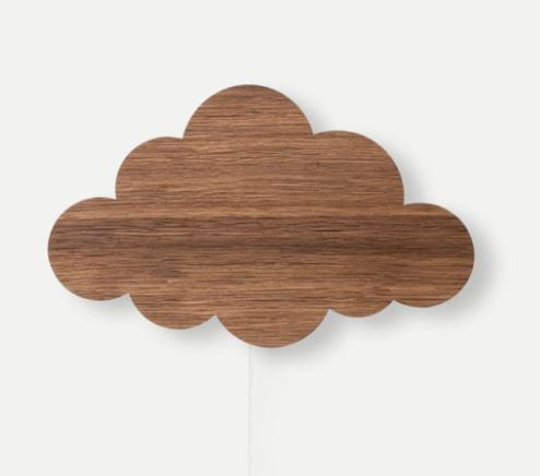 FERM LIVING lampa boczna CLOUD ciemny dąb