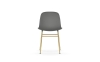 NORMANN COPENHAGEN krzesło FORM STEEL mosiądz/szare