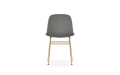 NORMANN COPENHAGEN krzesło FORM STEEL mosiądz/szare