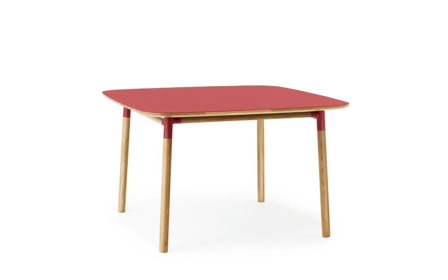 NORMANN COPENHAGEN stół FORM 120x120 czerwony