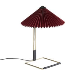 HAY lampa biurkowa MATIN czerwona