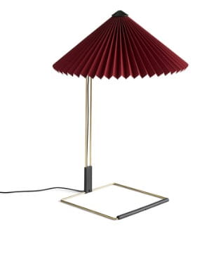 HAY lampa biurkowa MATIN czerwona