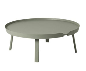 MUUTO stolik kawowy AROUND XL przykurzony zielony