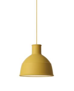 MUUTO lampa wisząca UNFOLD musztardowa