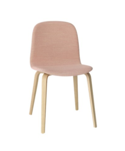 MUUTO krzesło VISU WIDE WOOD tapicerowane