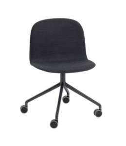 MUUTO krzesło tapicerowane na kółkach VISU WIDE SWIVEL różne kolory
