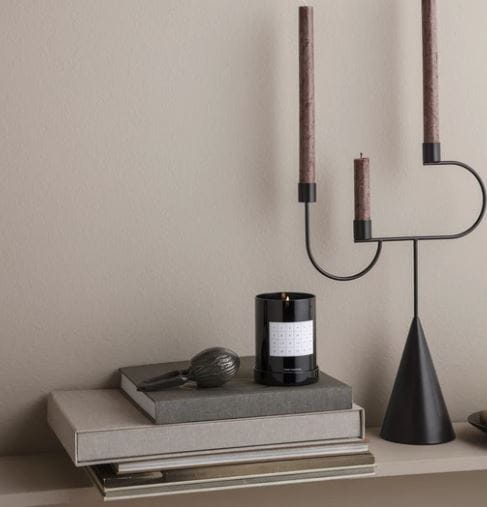 FERM LIVING świecznik AVANT CANDELABRA czarny