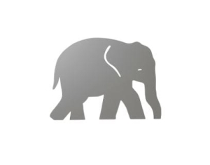 FERM LIVING lampa boczna ELEPHANT szara