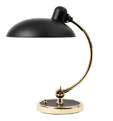 FRITZ HANSEN lampa biurkowa KAISER IDELL LUXUS czarna mosiądz