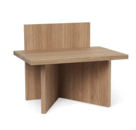 FERM LIVING stołek OBLIQUE dąb