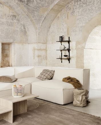 FERM LIVING wazon TUCK kaszmirowy