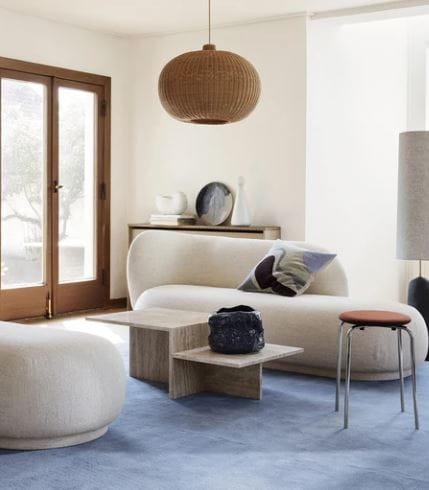 FERM LIVING wazon TUCK ciemnoniebieski