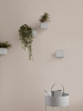 FERM LIVING doniczka/pojemnik ścienny WALL BOX SQUARE kaszmirowy/ piaskowy  skandynawskie wnętrze